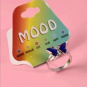 Adjustable Changing Color Butterfly Mood Ring